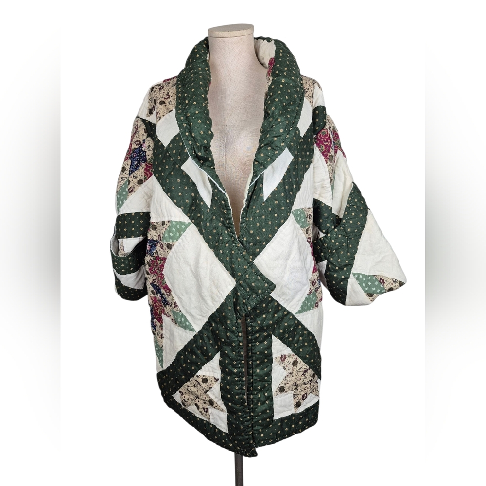 Vintage Patchwork Quilted Jacket - image 1